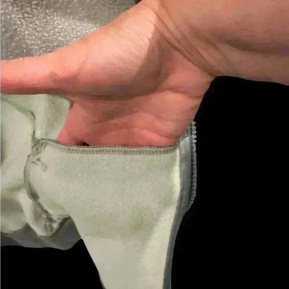 Athleta Triumph Printed Hoodie Sz SP Zip Jacket Green Floral Stretch - Picture 9 of 15